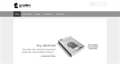 Desktop Screenshot of gradienmediatama.com