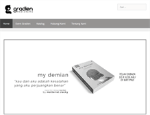 Tablet Screenshot of gradienmediatama.com